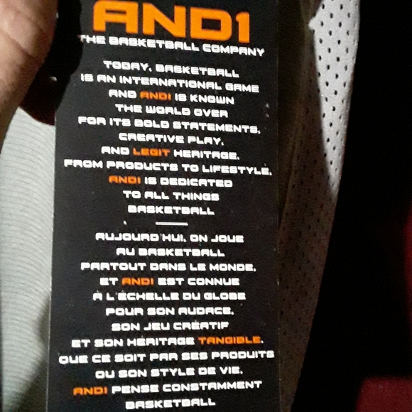 And 1 Sleeveless Basketball/Muscle Jersey/Shirt - Picture 14 of 15